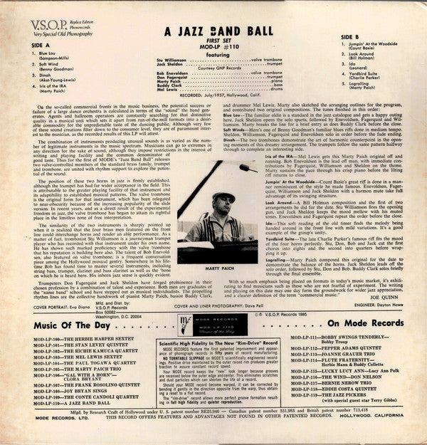 Stu Williamson : A Jazz Band Ball (First Set) (LP, Mono, RE)