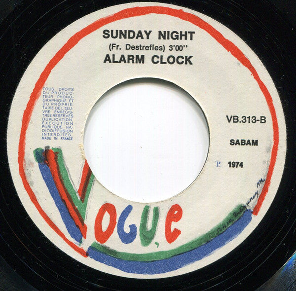 Alarm Clock : Tic Tac / Sunday Night (7")