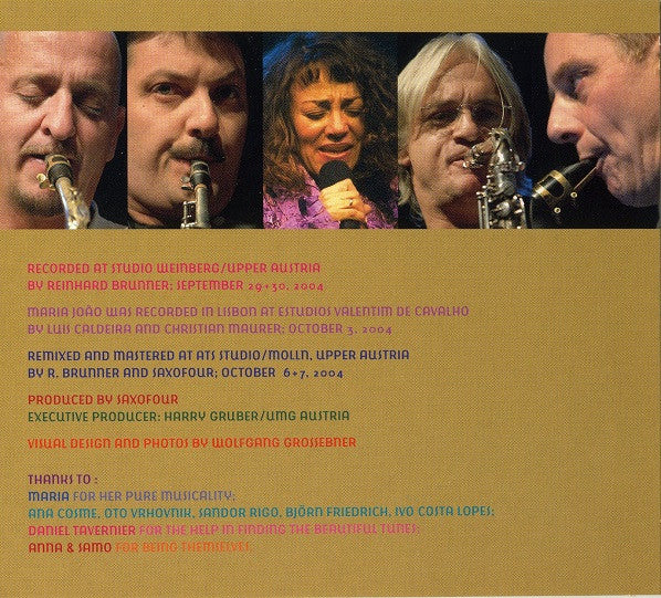 Saxofour, Maria João : European Christmas (CD, Album)