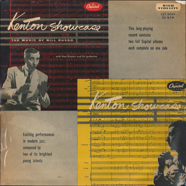 Stan Kenton And His Orchestra : Kenton Showcase - The Music Of Bill Russo - The Music Of Bill Holman (LP, Comp, Mono)