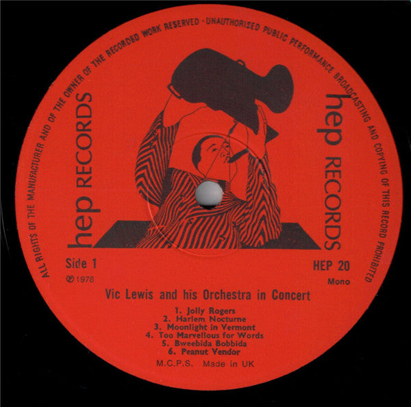 Vic Lewis Featuring Tubby Hayes : In Concert (LP, Album, Mono, RE, RM)