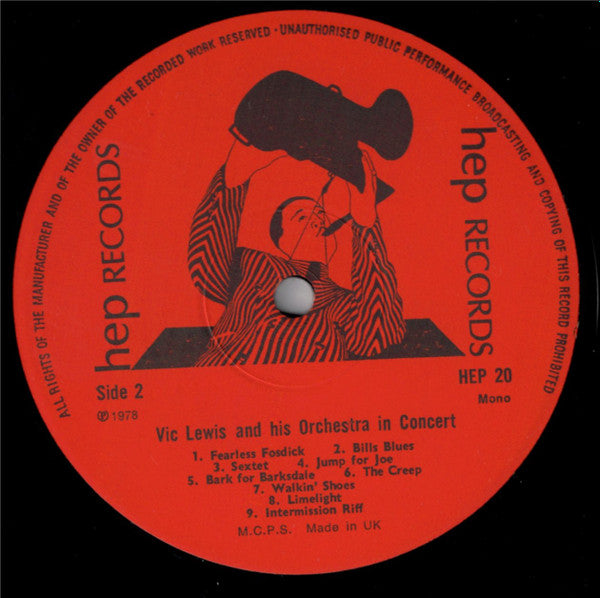 Vic Lewis Featuring Tubby Hayes : In Concert (LP, Album, Mono, RE, RM)