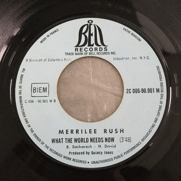 Quincy Jones / Merrilee Rush : Bob Et Carol Et Ted Et Alice (Musique Du Film) (7", Single)