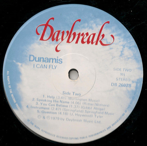 Dunamis (5) : I Can Fly (LP, Album)