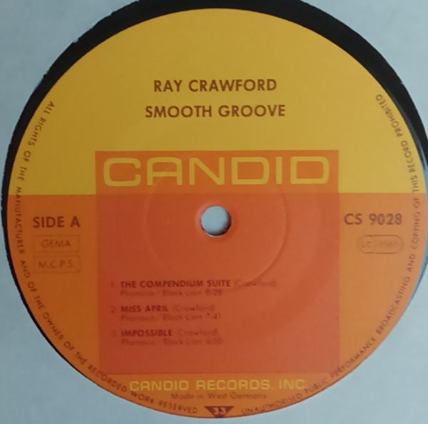 Ray Crawford : Smooth Groove (LP, Album, RE)