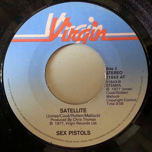 Sex Pistols : Holidays In The Sun (7", Single)