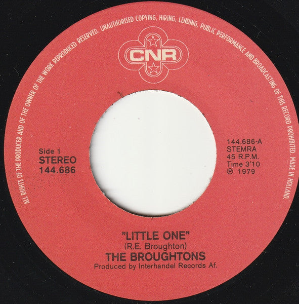 The Edgar Broughton Band : Little One (7", Single)