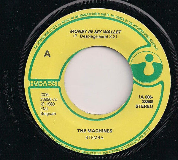 The Machines : Money In My Wallet (7", Single)