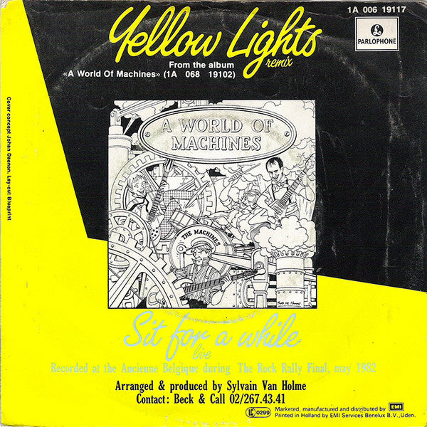 The Machines : Yellow Lights (7", Single)