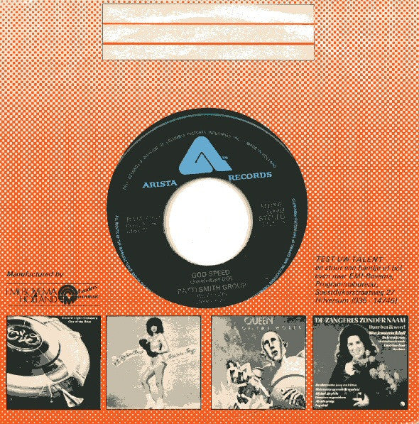 Patti Smith Group : Because The Night (7", Single)