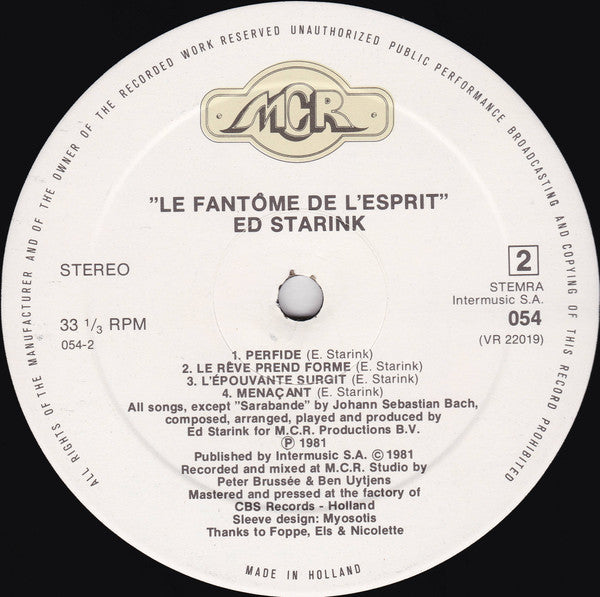 Ed Starink : Cristallin (LP, Album)