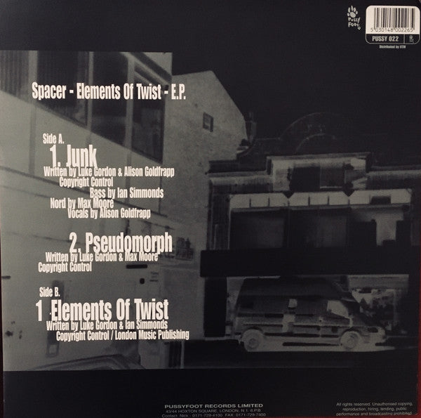 Spacer : Elements Of Twist E.P. (12", EP)