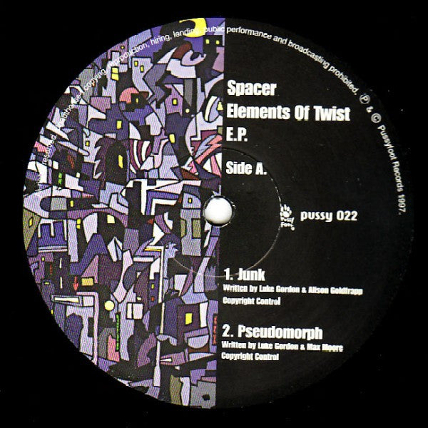 Spacer : Elements Of Twist E.P. (12", EP)