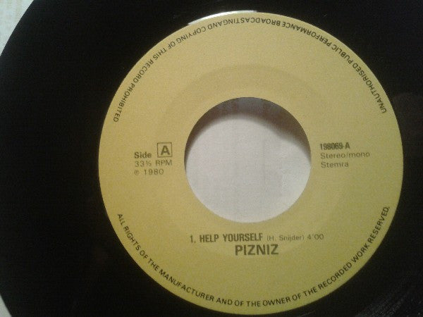Pizniz : Help Yourself (7", EP, Mono)