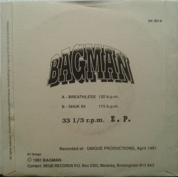 Bagman (8) : Breathless (7", EP)