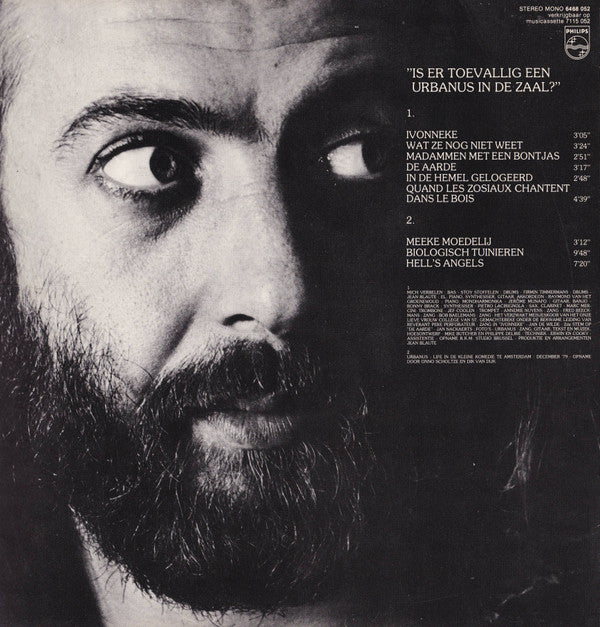 Urbanus : Is Er Toevallig Een Urbanus In De Zaal? (LP, Album)