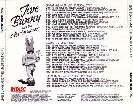 Jive Bunny And The Mastermixers : Swing The Mood (CD, Maxi)