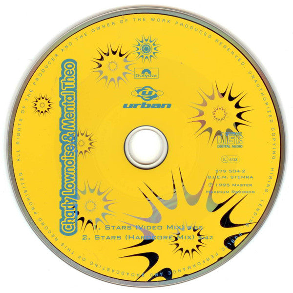 Charly Lownoise & Mental Theo : Stars (CD, Single)