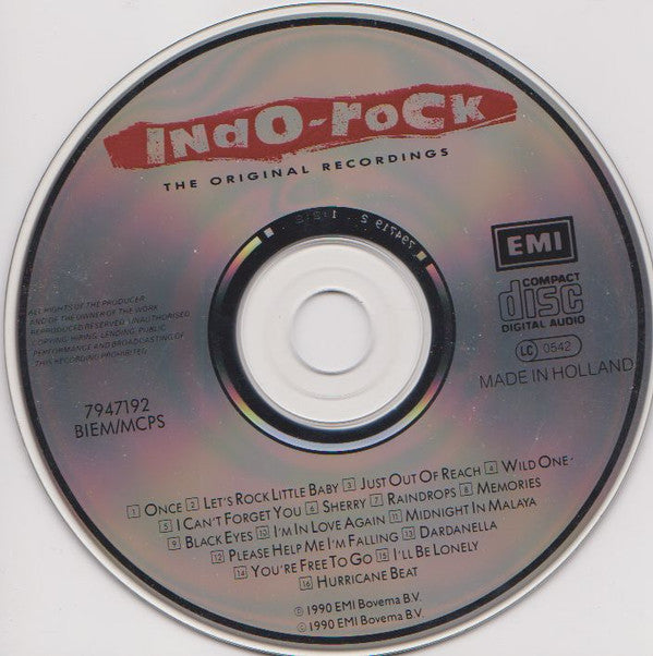 Various : Indo-Rock 'The Original Recordings' (CD, Comp)