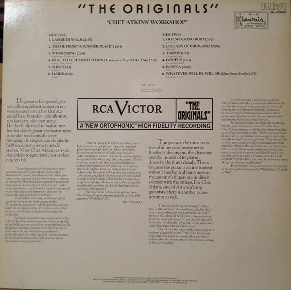 Chet Atkins : Chet Atkins'  Workshop (LP, Album, RE)