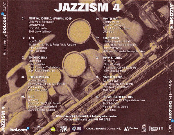 Various : Jazzism 4 (Selected By Bol.com) (CD, Comp, Promo)