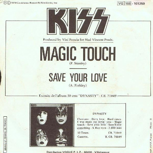 Kiss : Magic Touch (7", Single)