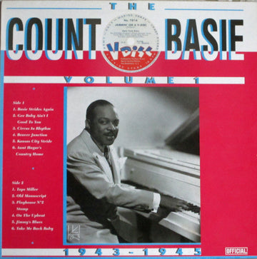 Count Basie And His Orchestra* : Count Basie The V-Discs Volume 1 (LP, Comp, Mono)