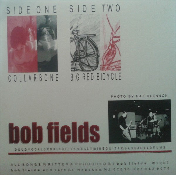 Bob Fields : Collarbone (7", Single, Red)