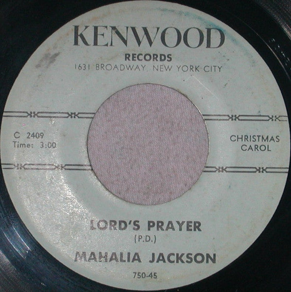 Mahalia Jackson : Silent Night, Holy Night (7")