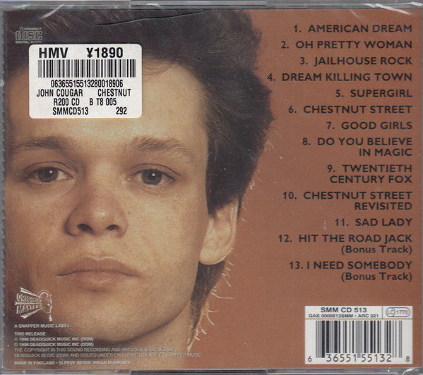 John Cougar Mellencamp : Chestnut Street Incident (CD, Album)