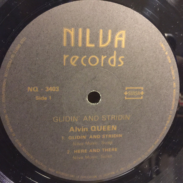 Alvin Queen : Glidin' And Stridin' (LP, Album)