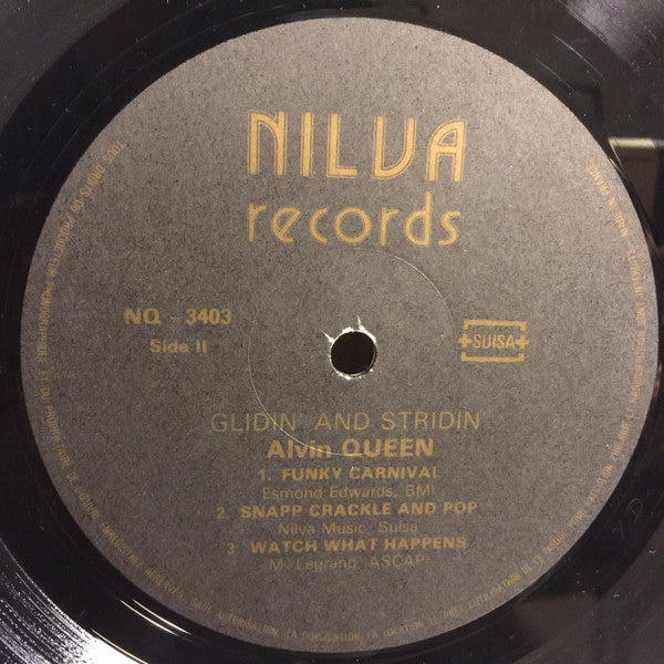 Alvin Queen : Glidin' And Stridin' (LP, Album)