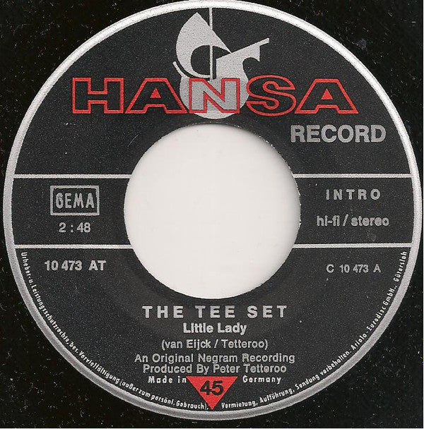 The Tee Set* : Little Lady / I Believe In You (7", Single)