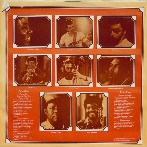 Carlos Santana & Alice Coltrane : Illuminations (LP, Album, Pit)