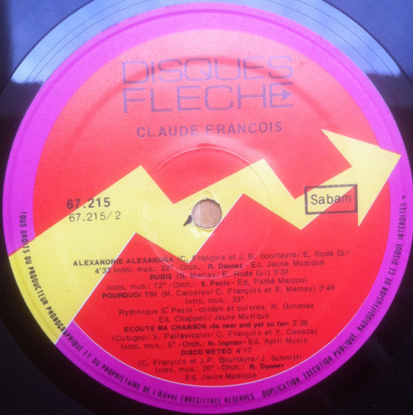 Claude François : Magnolias For Ever (LP, Album)