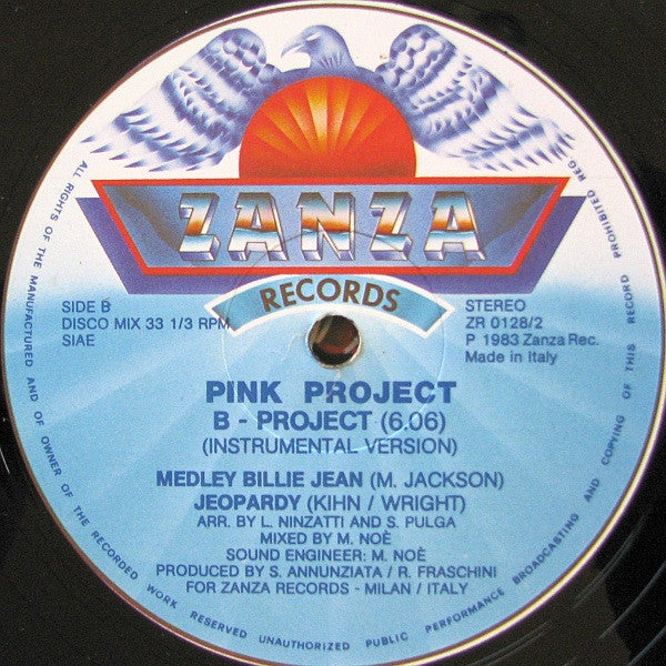 Pink Project : B.Project (12")