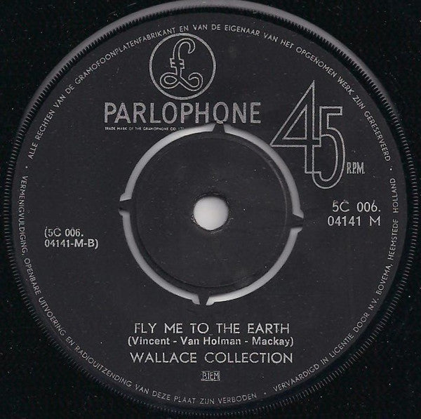 Wallace Collection : Love / Fly Me To The Earth (7", Single)