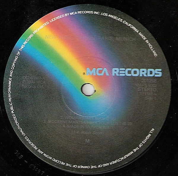 M (2) : New York, London, Paris, Munich (LP, Album)