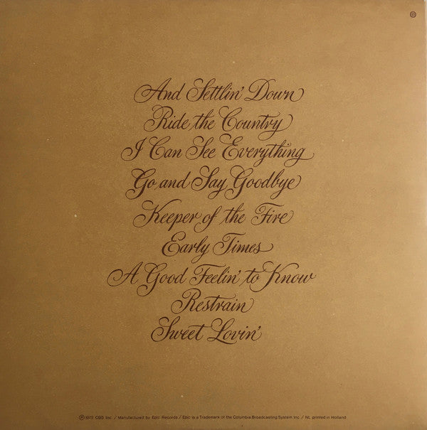 Poco (3) : A Good Feelin' To Know (LP, Album, Gat)