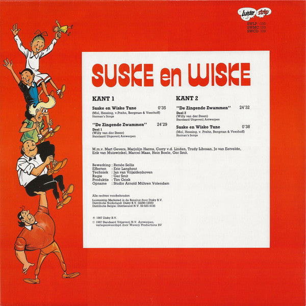 Suske en Wiske : De Zingende Zwammen (LP, Album)