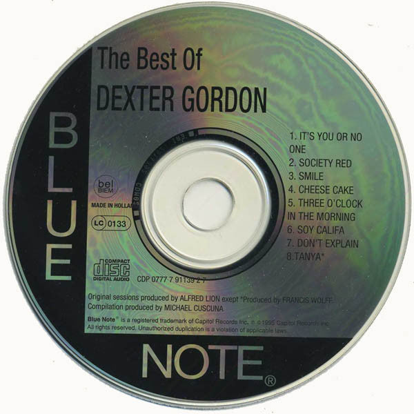 Dexter Gordon : The Best Of Dexter Gordon (CD, Comp, RE)