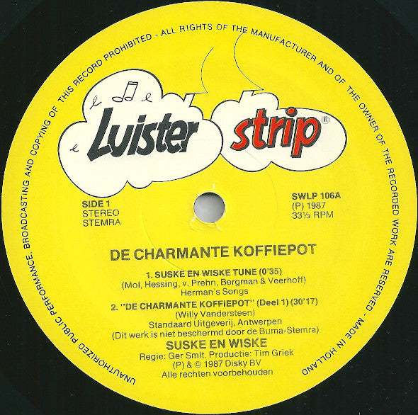 Suske en Wiske : De Charmante Koffiepot (LP, Album)
