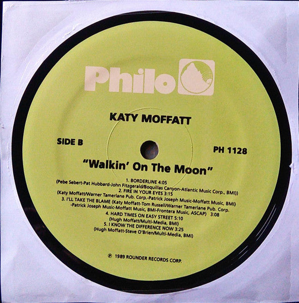 Katy Moffatt : Walkin' On The Moon (LP, Album)