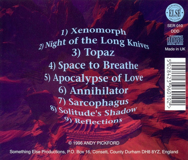 Andy Pickford : Xenomorph (CD, Album)