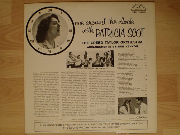 Patricia Scot : Once Around The Clock (LP, Album, Mono)