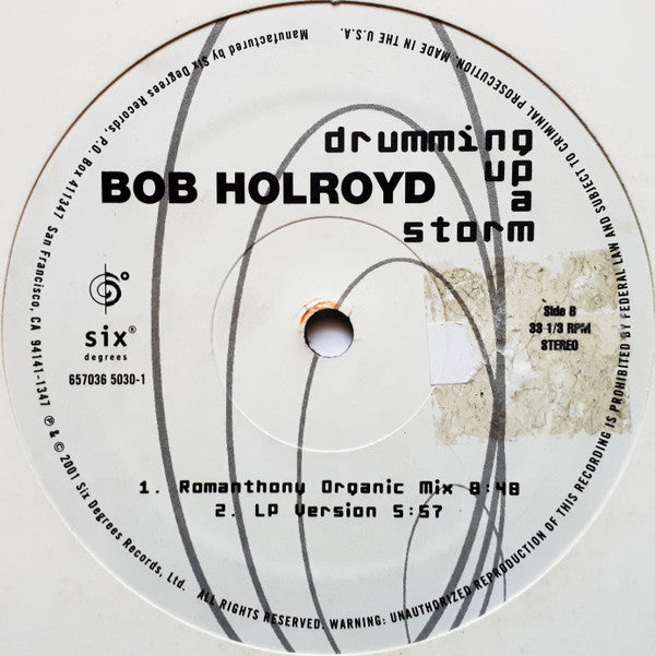 Bob Holroyd : Drumming Up A Storm (12")