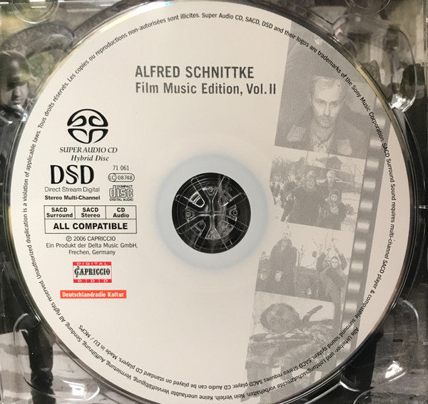 Alfred Schnittke - Rundfunk-Sinfonieorchester Berlin, Frank Strobel : Film Music Vol. II: Clowns Und Kinder / Der Walzer / Die Glasharmonika / Der Aufstieg (SACD, Hybrid, Multichannel, Album)
