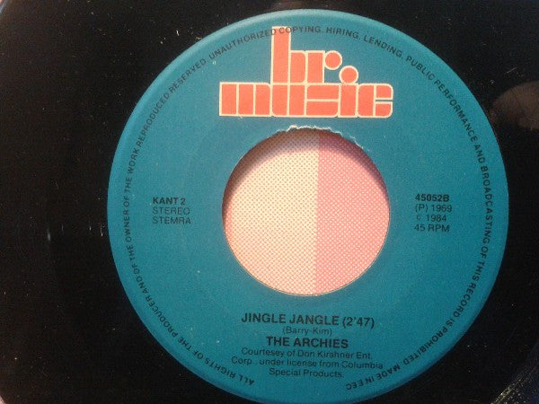The Archies : Sugar, Sugar / Jingle Jangle (7", RE)