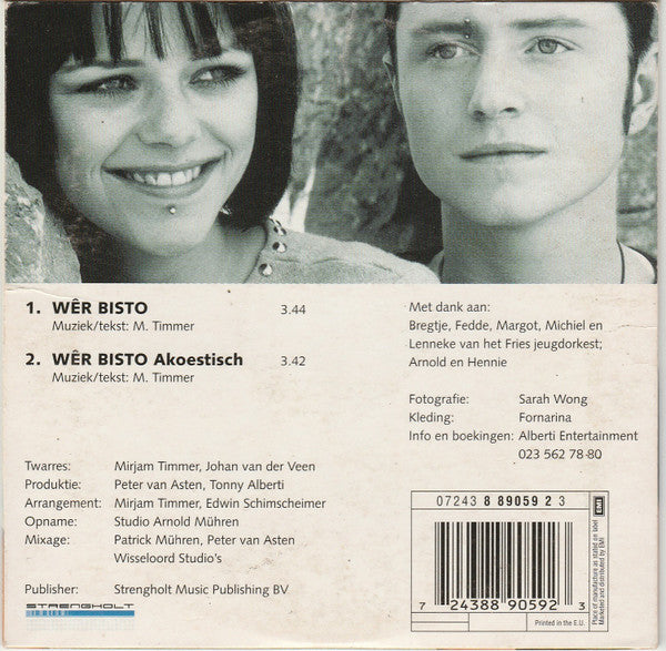 Twarres : Wêr Bisto (CD, Single, Car)