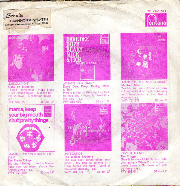 Herd : Paradise Lost / Come On - Believe Me (7", Single, Mono)